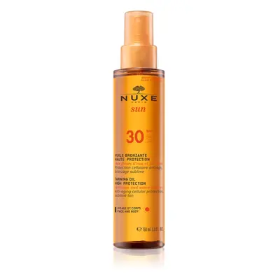 Nuxe Sun olio abbronzante SPF