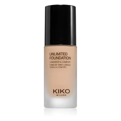 KIKO Milano Unlimited Foundation fondotinta liquido lunga tenuta effetto opaco colore Gold