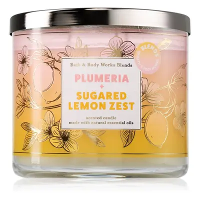 Bath & Body Works Plumeria & Sugared Lemon Zest candela profumata