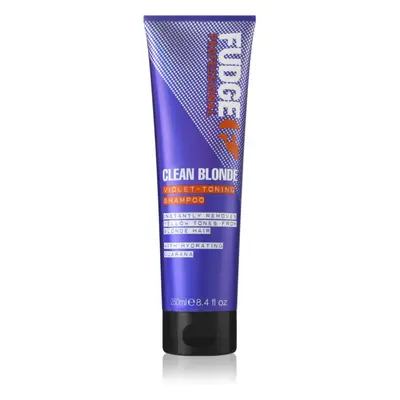 Fudge Care Clean Blonde shampoo tonificante viola per capelli biondi