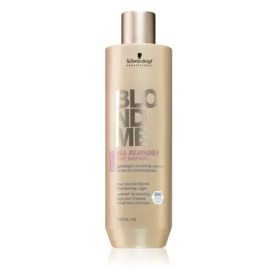 Schwarzkopf Professional Blondme All Blondes Light shampoo nutriente per capelli delicati e norm