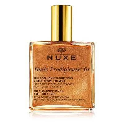 Nuxe Huile Prodigieuse Or olio secco multifunzione con glitter per viso, corpo e capelli