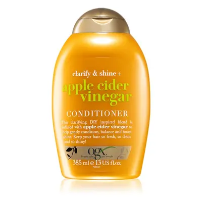 OGX Apple Cider Vinegar balsamo detergente per capelli brillanti e morbidi