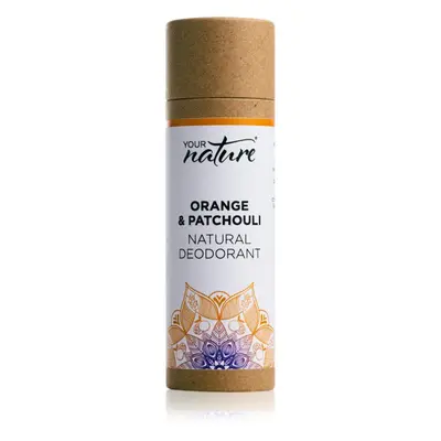 Your Nature Natural Deodorant deodorante solido Orange & Patchouli