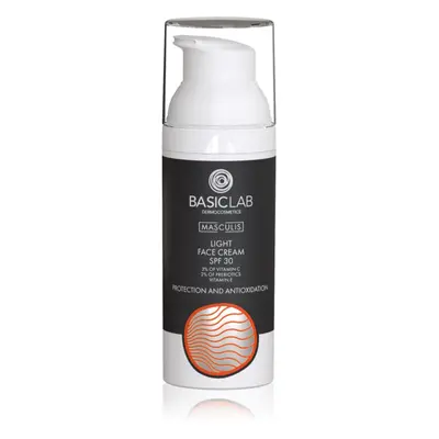 BasicLab Dermocosmetics Masculis crema giorno leggera per uomo SPF