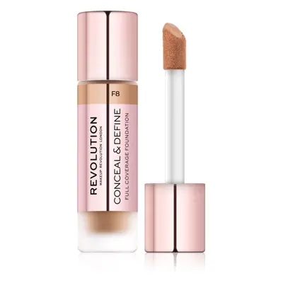 Makeup Revolution Conceal & Define fondotinta coprente colore F8