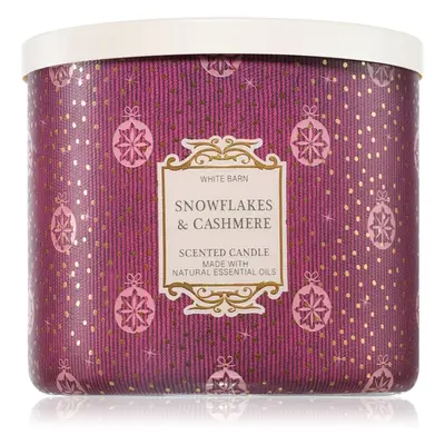 Bath & Body Works Snowflakes & Cashmere candela profumata