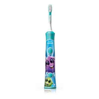 Philips Sonicare For Kids HX6322/04 spazzolino elettrico sonico per bambini con Bluetooth Aqua