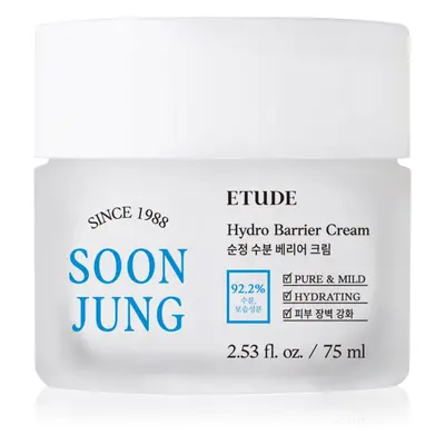 ETUDE SoonJung Hydro Barrier Cream crema lenitiva e protettiva intensa per pelli sensibili e irr