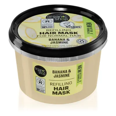 Organic Shop Banana & Jasmine maschera per capelli volumizzante