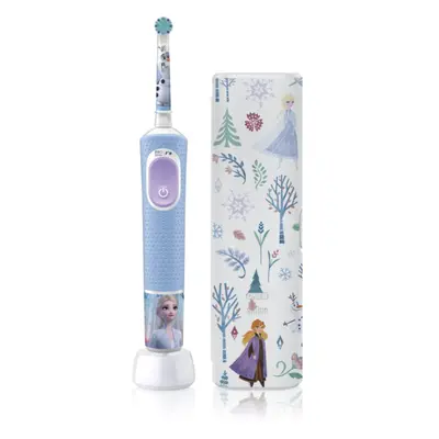 Oral B PRO Kids 3+ Frozen spazzolino da denti elettrico con astuccio per bambini Frozen