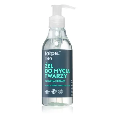 Tołpa Men gel detergente viso con the verde per uomo