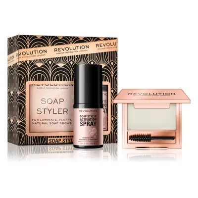 Makeup Revolution Soap Styler kit per sopracciglia edizione regalo colore Transparent