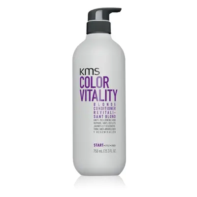 KMS Color Vitality Blonde Conditioner balsamo idratante per capelli biondi