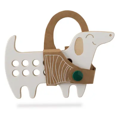 Milin Small Wooden Lacing Toy Daschund attività giocattolo cm x cm x 0,7 cm