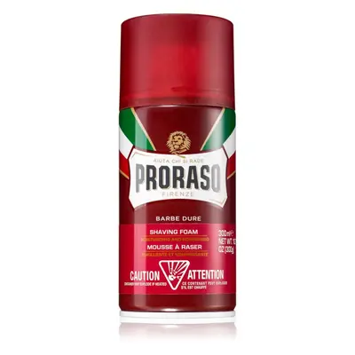 Proraso Red schiuma da barba effetto nutriente