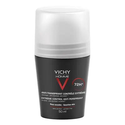 Vichy Homme Deodorant antitraspirante roll-on contro la sudorazione eccessiva 72h