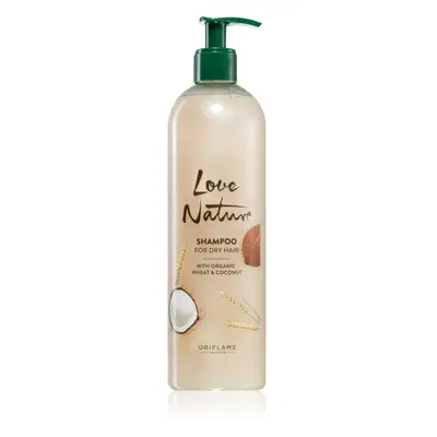 Oriflame Love Nature Organic Wheat & Coconut shampoo idratante per capelli secchi