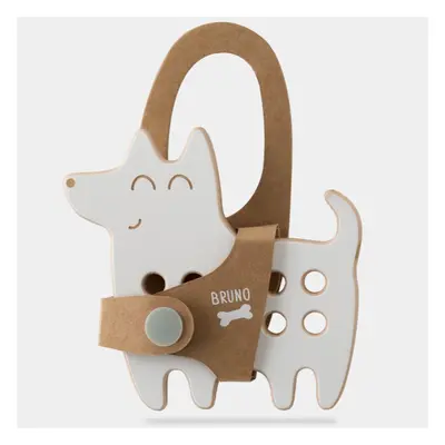 Milin Small Wooden Lacing Toy Dog attività giocattolo cm x cm x 0,7 cm