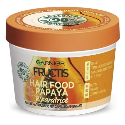 Garnier Fructis Papaya Hair Food maschera rigenerante per capelli rovinati in