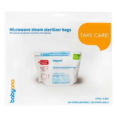 BabyOno Take Care Microwave Steam Sterilizer Bags sacchetti sterilizzanti per il forno a microon