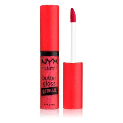 NYX Professional Makeup Butter Gloss Metallic lucidalabbra metallizzato colore Blood