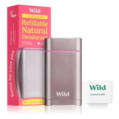 Wild Cherry Blossom Pink Case deodorante solido con astuccio