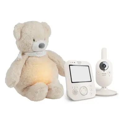 Philips Avent Baby Monitor SCD891/26+NATTOUSleepy Bear Beige confezione regalo per bebè m+