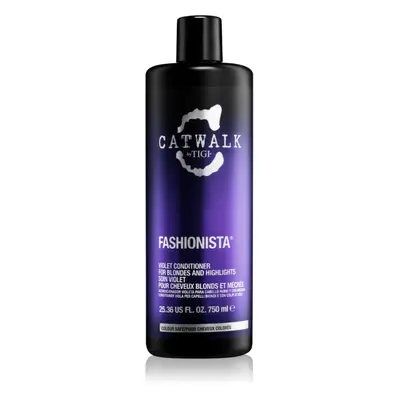 TIGI Catwalk Fashionista balsamo viola per capelli biondi e con mèches