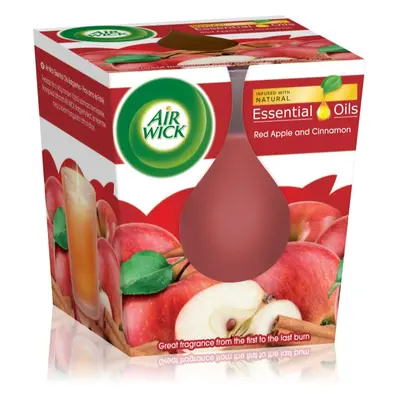 Air Wick Essential Oil Red Apple & Cinnamon candela profumata