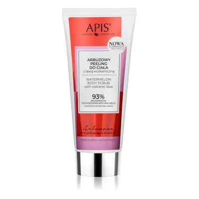 Apis Natural Cosmetics Watermelon Refreshment scrub corpo with volcanic lava