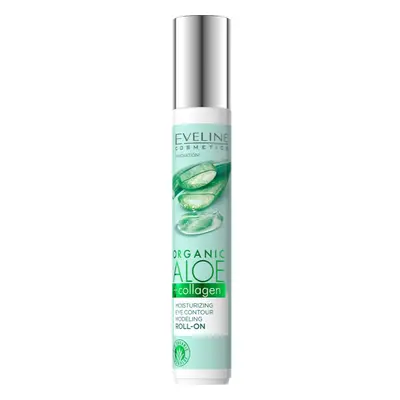 Eveline Cosmetics Organic Aloe+Collagen roll-on per occhi effetto idratante