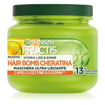 Garnier Fructis Hydra Liss & Shine maschera lisciante per capelli ribelli con cheratina