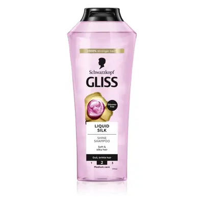 Schwarzkopf Gliss Liquid Silk shampoo rigenerante per capelli più forti e luminosi