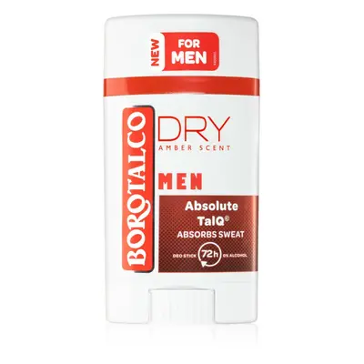 Borotalco MEN Dry deodorante solido ore per uomo Amber Scent