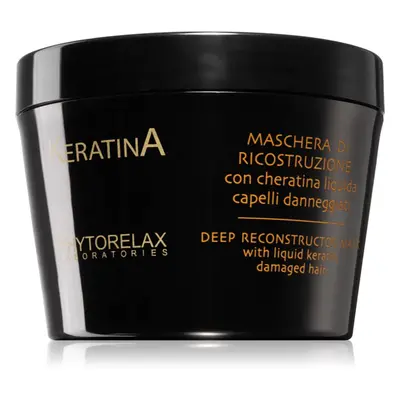 Phytorelax Laboratories Keratina maschera alla keratina per il trattamento dei capelli rovinati