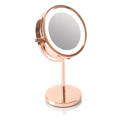 RIO Rose gold mirror Specchietto cosmetico con illuminazione LED