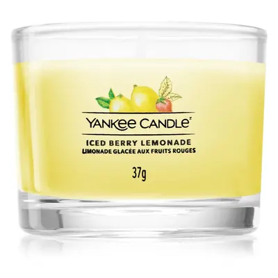 Yankee Candle Iced Berry Lemonade candela votiva glass