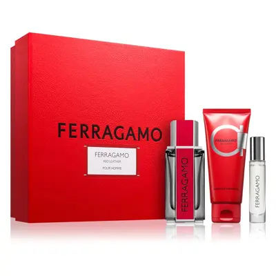 Ferragamo Red Leather confezione regalo per uomo