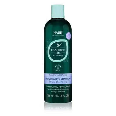 HASK Tea Tree Oil & Rosemary shampoo rinfrescante per cuoi capelluti secchi con prurito