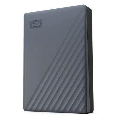 WD 2TB My Passport Portable Hard Drive, Works with USB-C - - WDBWML0020BGY-WESN