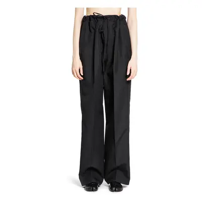 MAISON MARGIELA WOMAN BLACK TROUSERS