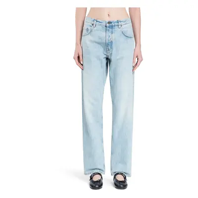 MIU MIU WOMAN BLUE JEANS