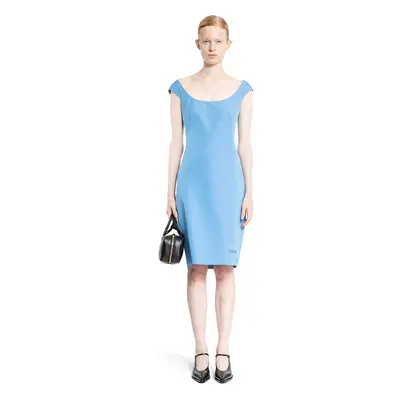 MIU MIU WOMAN BLUE DRESSES