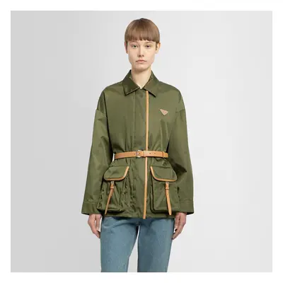 PRADA WOMAN GREEN JACKETS