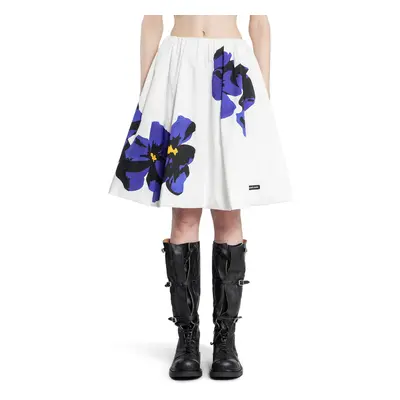 MIU MIU WOMAN WHITE SKIRTS