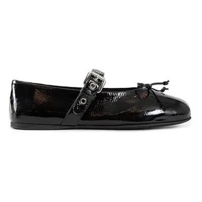 MIU MIU WOMAN BLACK FLATS