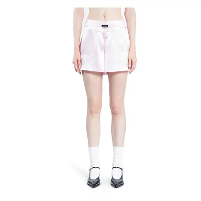 MIU MIU WOMAN PINK SHORTS