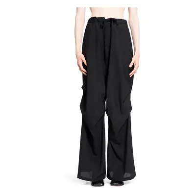 MM6 MAISON MARGIELA WOMAN BLACK TROUSERS