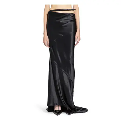 Silk Satin long Bias Skirt